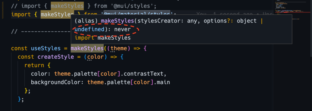 makeStyles from @mui/meterial